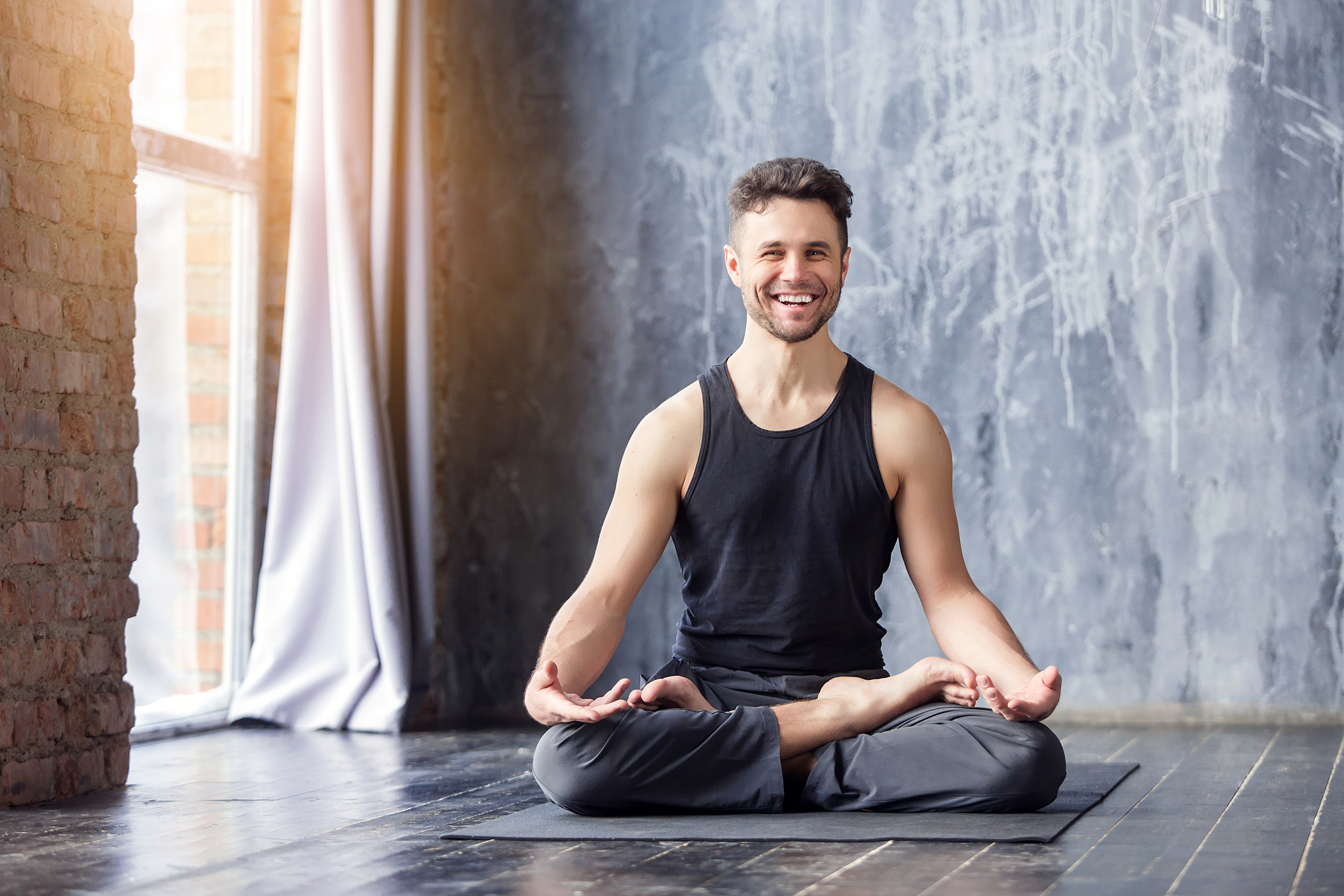 male yoga instructor
